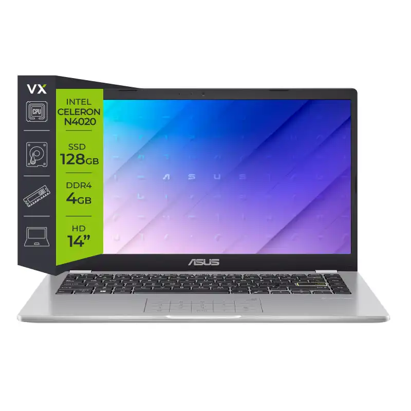 Notebook Asus E410MA Celeron N4020 4Gb 128Gb eMMC 14″ W11