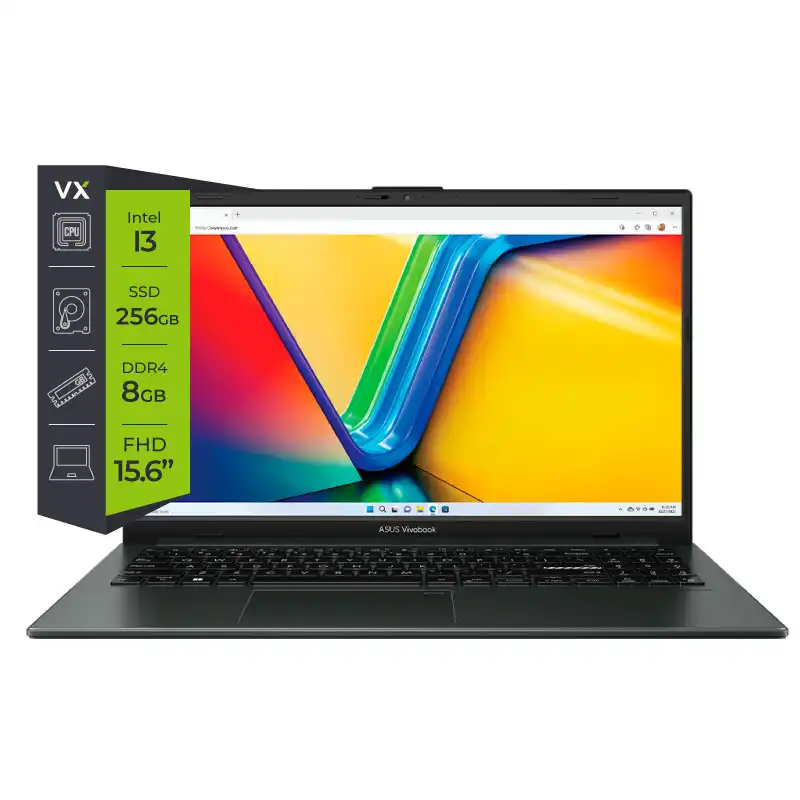 Notebook Asus Vivobook E1504G i3-N305 8Gb 256Gb SSD 15.6″ FreeDOS
