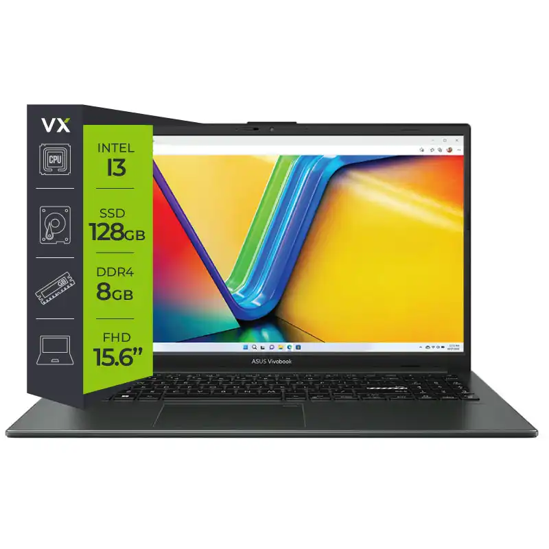 Notebook Asus Vivobook E1504GA i3-N305 8Gb 128Gb SSD 15.6″ W11