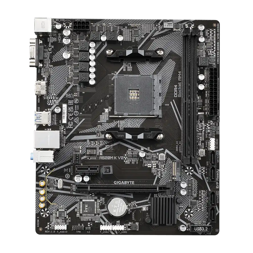 Gigabyte A520M K V2 (rev. 1.0) AM4 thumbnail 2